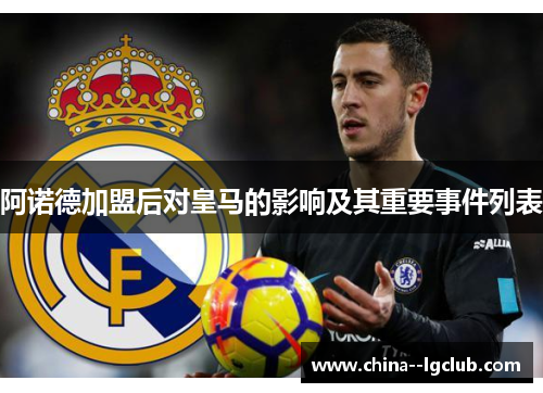 阿诺德加盟后对皇马的影响及其重要事件列表